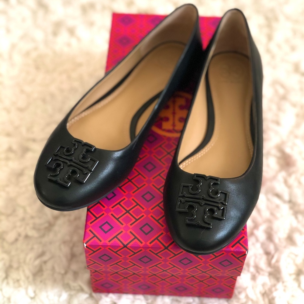 Tory Burch Black Melinda Flats